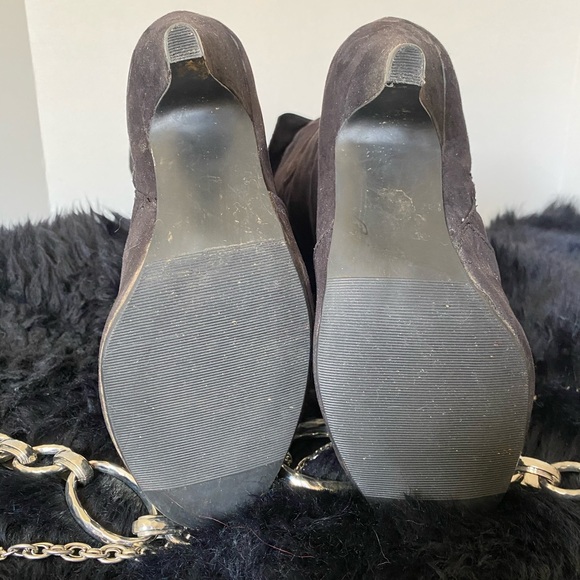 Heeled Faux Leather Boots - Picture 2 of 2